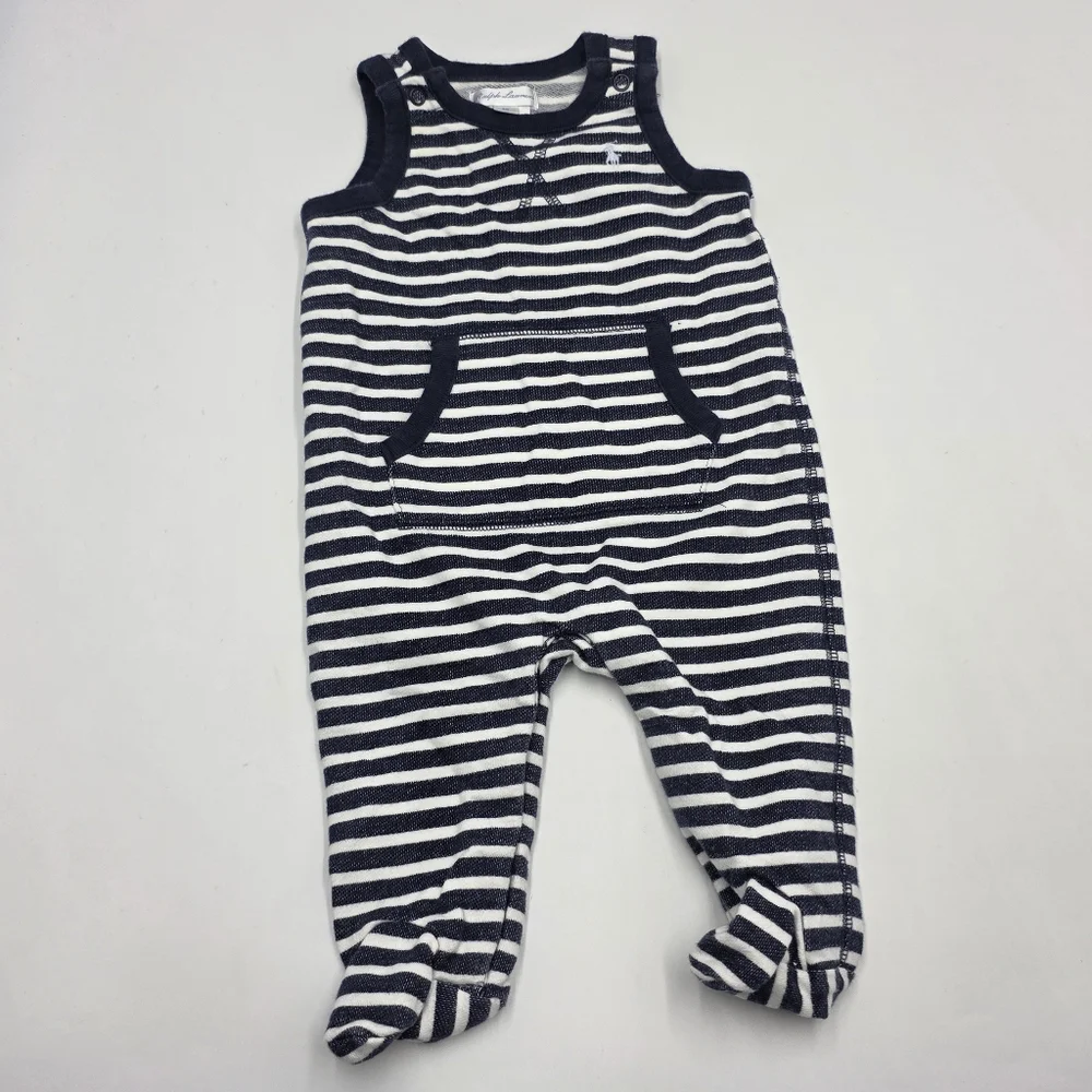 Ralph Lauren baby boy striped outfit size 3 months
